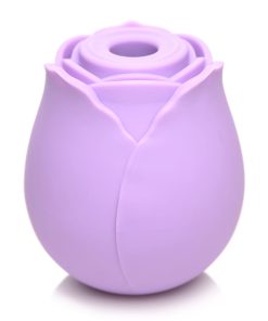 Bloomgasm 10X Wild Rose Silicone Suction Clit Stimulator Purple