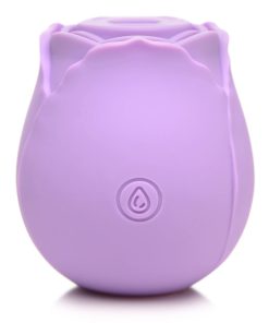 Bloomgasm 10X Wild Rose Silicone Suction Clit Stimulator Purple