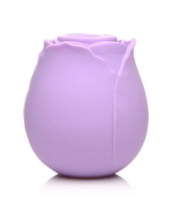 Bloomgasm 10X Wild Rose Silicone Suction Clit Stimulator Purple
