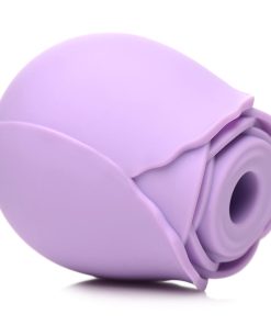 Bloomgasm 10X Wild Rose Silicone Suction Clit Stimulator Purple