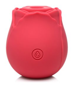 Bloomgasm 10X Wild Rose Silicone Suction Clit Stimulator Red