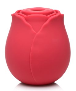 Bloomgasm 10X Wild Rose Silicone Suction Clit Stimulator Red