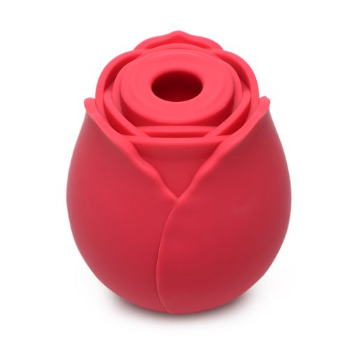 Bloomgasm 10X Wild Rose Silicone Suction Clit Stimulator Red - Image 5