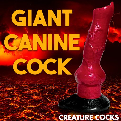Creature Cocks Hell-Hound Canine Penis Silicone Dildo - Image 8