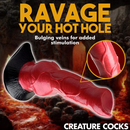 Creature Cocks Hell-Hound Canine Penis Silicone Dildo - Image 11