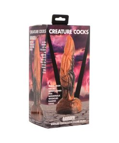 Creature Cocks Ravager Rippled Tentacle Silicone Dildo