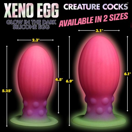 Creature Cocks Xeno Egg – Glow-In-The-Dark Silicone Fantasy Egg - Image 7