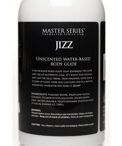 Master Series Unscented Water-Based Jizz Lubricant 16 Oz.