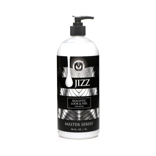Master Series Unscented Water-Based Jizz Lubricant 34 Oz.