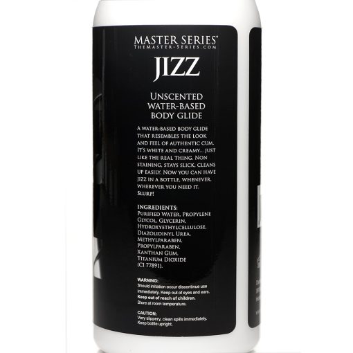 Master Series Unscented Water-Based Jizz Lubricant 34 Oz. - Image 2