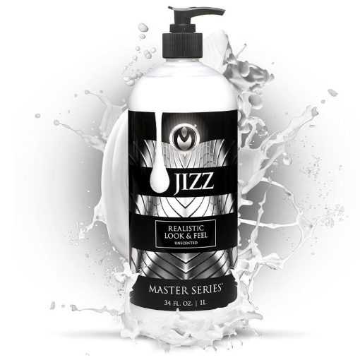 Master Series Unscented Water-Based Jizz Lubricant 34 Oz. - Image 4