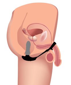 Thunderplugs 10X Thrusting Silicone Vibrator With Cock & Ball Strap & Remote