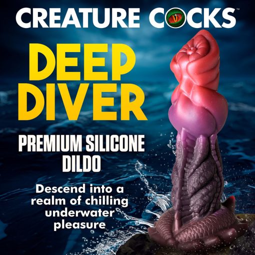 Creature Cocks Deep Diver Silicone Dildo - Image 9
