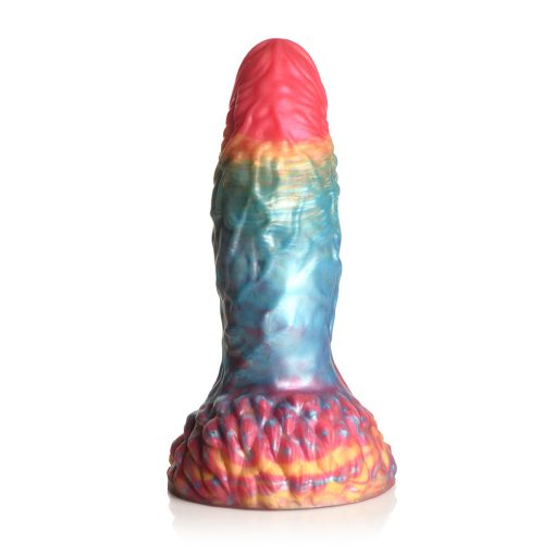 Creature Cocks Rainbow Phoenix Vibrating Silicone Dildo - Image 5