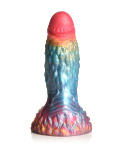 Creature Cocks Rainbow Phoenix Vibrating Silicone Dildo