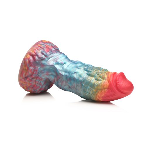 Creature Cocks Rainbow Phoenix Vibrating Silicone Dildo - Image 7