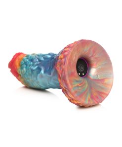 Creature Cocks Rainbow Phoenix Vibrating Silicone Dildo