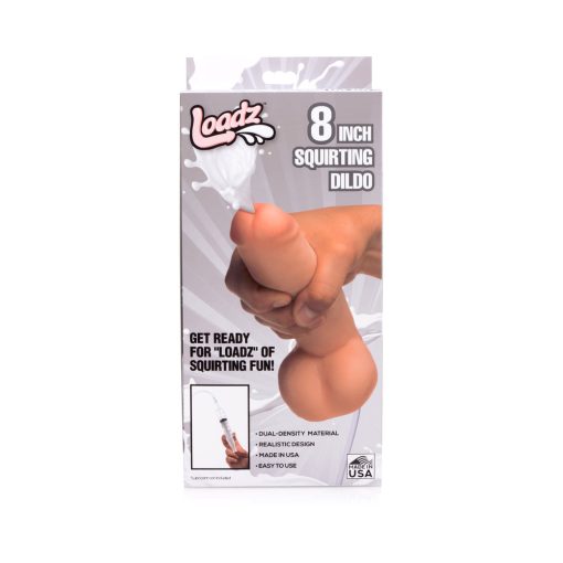 Loadz 8 In. Dual Density Squirt Cock