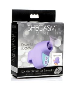 Shegasm Mini 12X Mini Silicone Clit Stimulator Purple