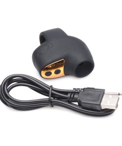 Shegasm Mini 12X Mini Silicone Clit Stimulator Black