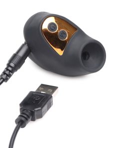 Shegasm Mini 12X Mini Silicone Clit Stimulator Black