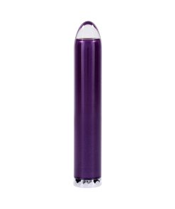 Playboy Amethyst Rechargeble Vibrating Glass Vibe Purple
