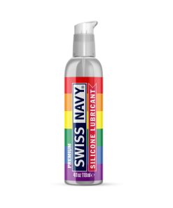 Swiss Navy Premium Silicone Pride Lubricant 4 Oz.