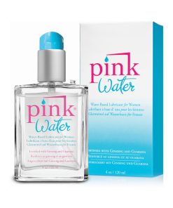 Pink Water Water-Based Lubricant 4 Oz. Glass Bottle