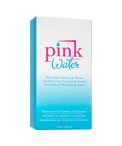 Pink Water Water-Based Lubricant 4 Oz. Glass Bottle