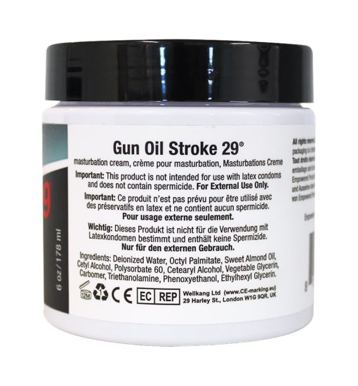 Gun Oil Stroke 29 Masturbation Cream 6 Oz. - Image 2