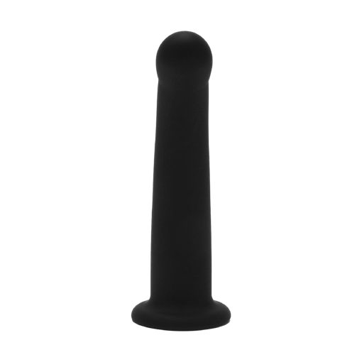 Me You Us 6 In. Curved Silicone Dildo Black - Image 2