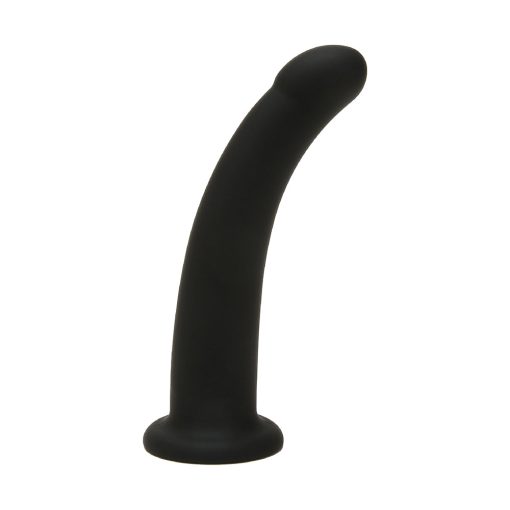 Me You Us 6 In. Curved Silicone Dildo Black - Image 3