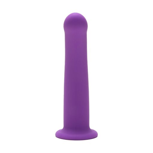 Me You Us 7 In. Curved Silicone Dildo Purple - Image 2