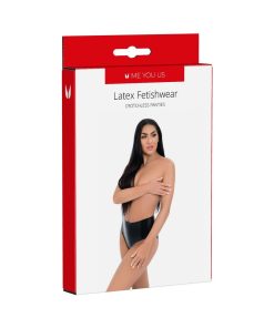Me You Us Latex Crotchless Panties Medium