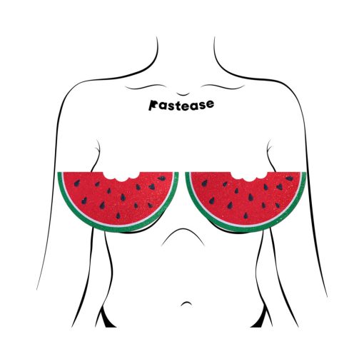 Pastease Watermelon Slice With A Bite Full Breast Covers Suppoort Tape - Image 3