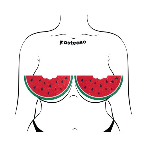 Pastease Watermelon Slice With A Bite Full Breast Covers Suppoort Tape - Image 4