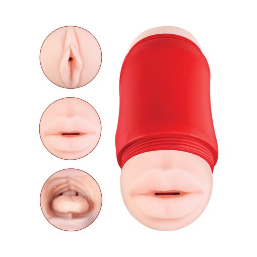 Delite Two Ways Mouth & Vagina Beige - Image 4