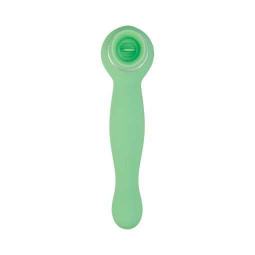 Blaze Luscious Licker Vibe – Dual Motor Silicone Vibrator (Mint, Rechargeable) - Image 4