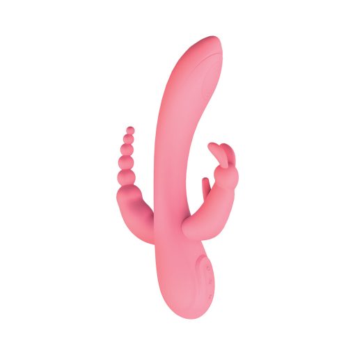 The Beat Trifecta – Powerful 3-Motor Waterproof Massager (Pink) - Image 2
