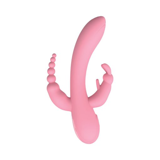 The Beat Trifecta – Powerful 3-Motor Waterproof Massager (Pink) - Image 4