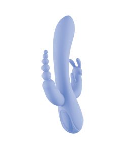 The Beat Trifecta – Triple Motor Rechargeable Vibrator in Violet