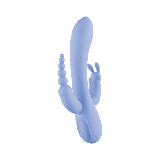 The Beat Trifecta – Triple Motor Rechargeable Vibrator in Violet - Image 3