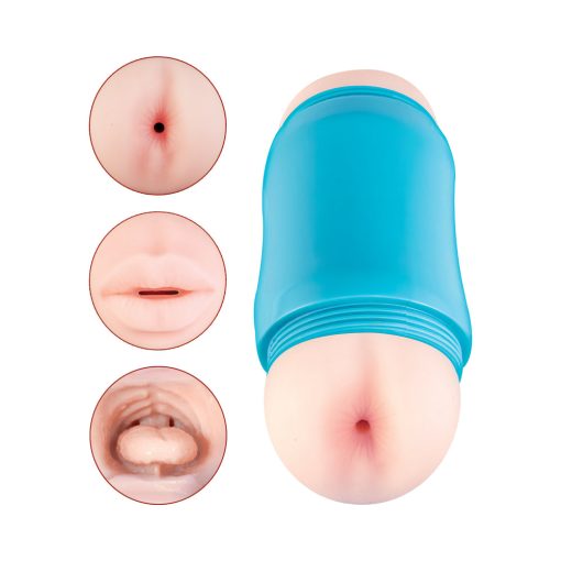 Delite Two Ways Mouth & Ass Beige - Image 4