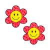 Neva Nude Freaking Awesome Smiley Flower Power Glitter Nipple Pasties
