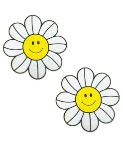 Neva Nude Glitter Groove Daisy Delights Smiley Nipple Pasties