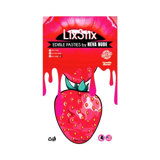 Neva Nude Sinfully Sweet Strawberry Edible Nipple Pasties - Image 2
