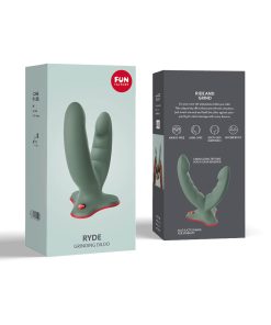 Fun Factory Ryde Dual Stimulation Dildo Wild Olive
