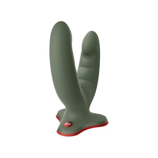 Fun Factory Ryde Dual Stimulation Dildo Wild Olive - Image 3
