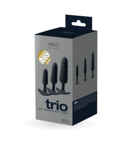 Vedo Trio Anal Plug Set Black