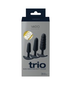 Vedo Trio Anal Plug Set Black